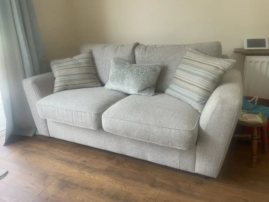 DFS Sophia 3 seater sofa and sofa bed and foot stall