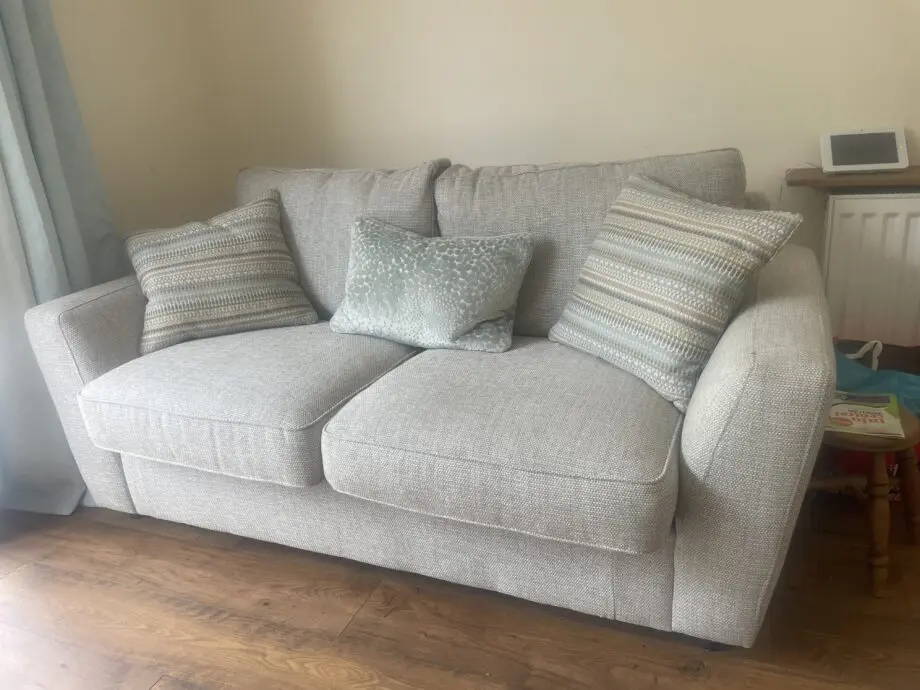 DFS Sophia 3 seater sofa and sofa bed and foot stall