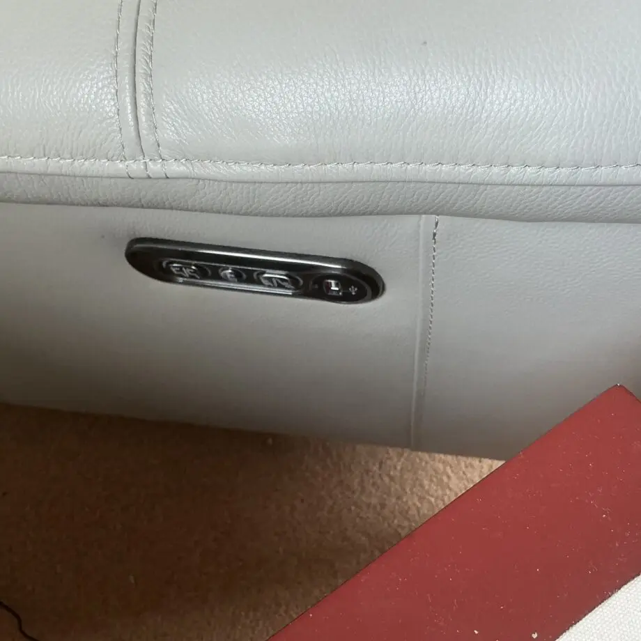DFS LEATHER ARMCHAIR