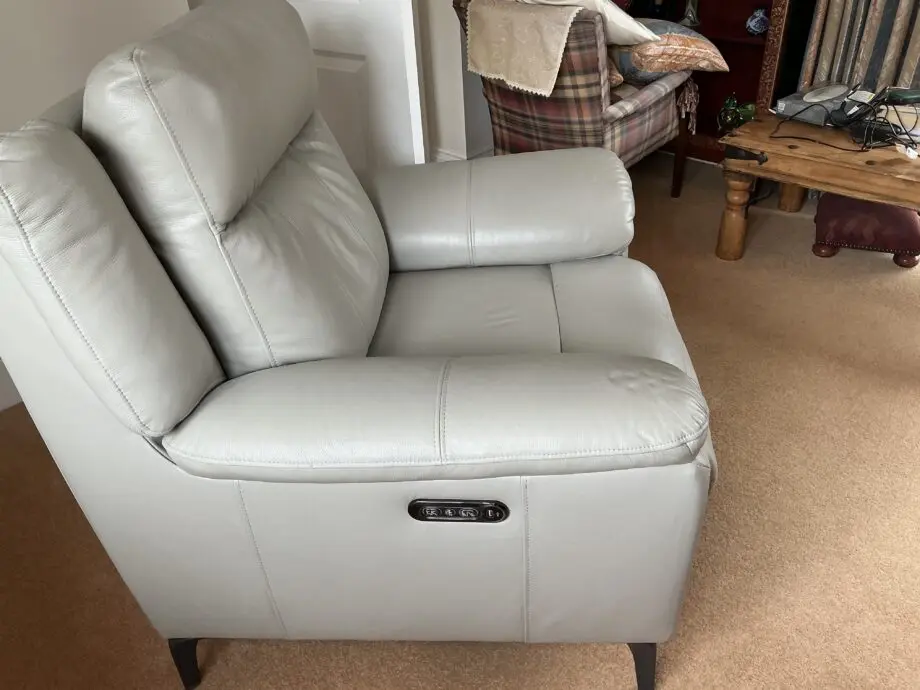 DFS LEATHER ARMCHAIR