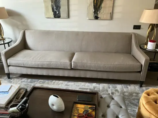Elegant Modern Sofa Custom Made by The Sofa & Chair Company