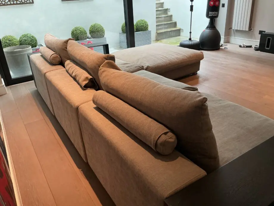 Camerich Modern Modular Low-Profile Sofa with Oversized Ottoman