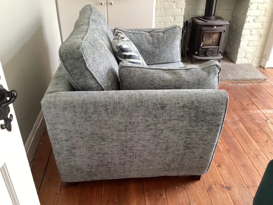 Furniture Village Duck Egg Blue Tabitha Snuggler Sofa Bed