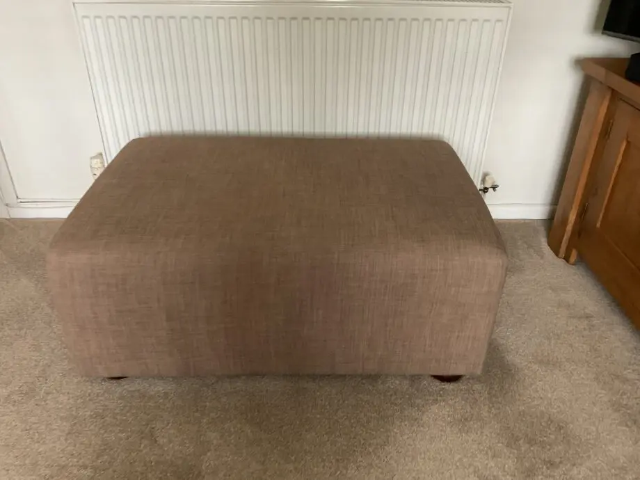 3 seater sofa and footstool