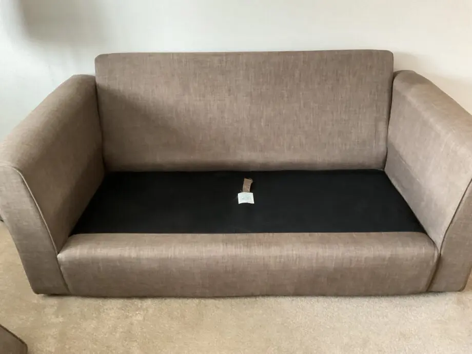 3 seater sofa and footstool