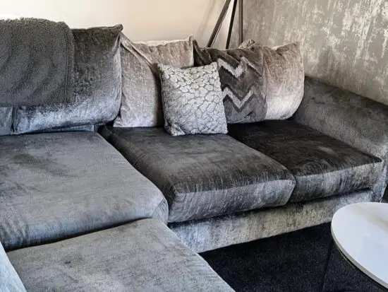 DFS grey corner couch (Lawrie range)