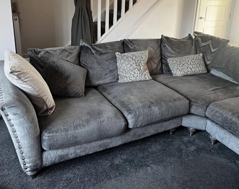 DFS grey corner couch (Lawrie range)