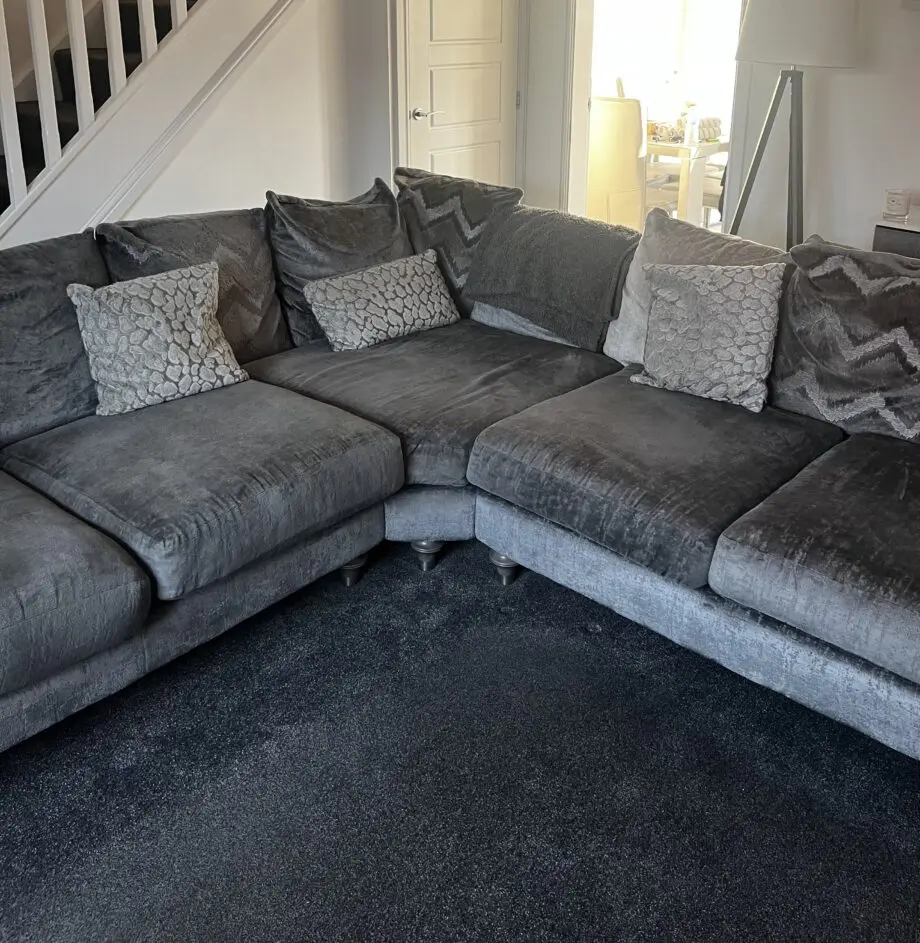 DFS grey corner couch (Lawrie range)