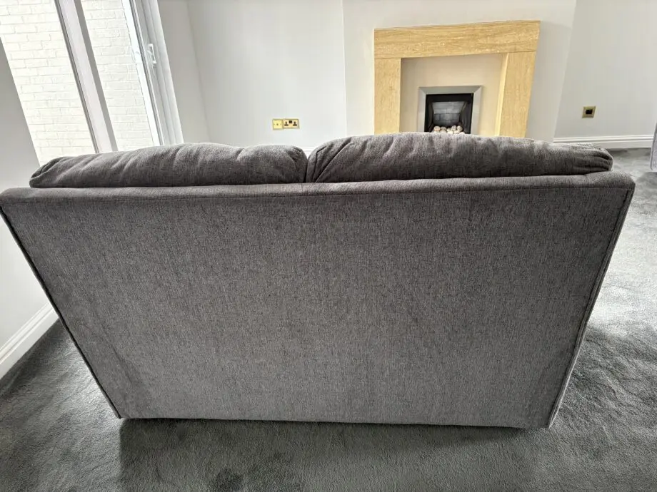 SCS Alassio Charcoal Destiny 2 seater static sofa x2