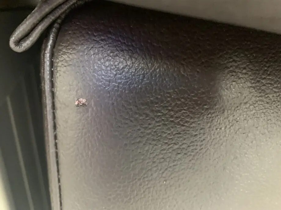 L shaped leather sofa