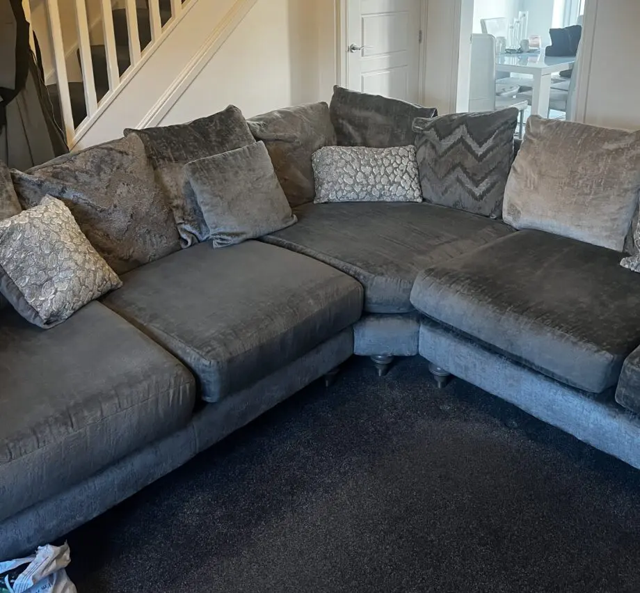 DFS grey corner couch (Lawrie range)