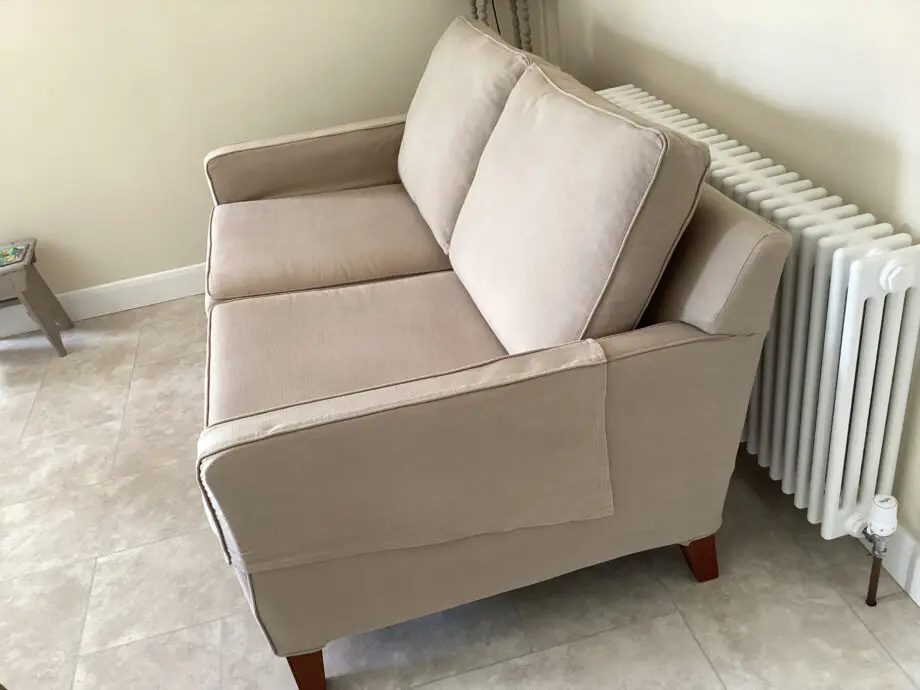 Multiyork ‘Manhattan’ stone colour 3 seater sofa.