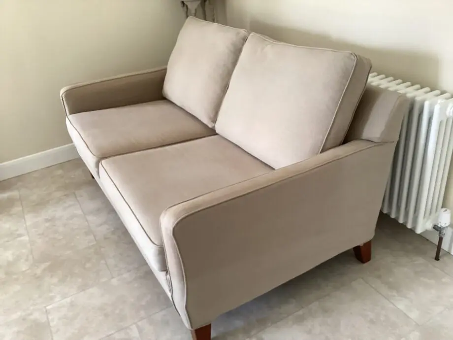 Multiyork ‘Manhattan’ stone colour 3 seater sofa.
