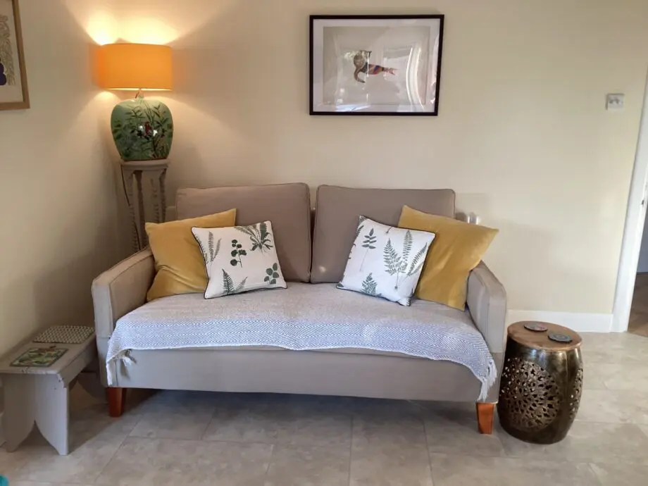 Multiyork ‘Manhattan’ stone colour 3 seater sofa.