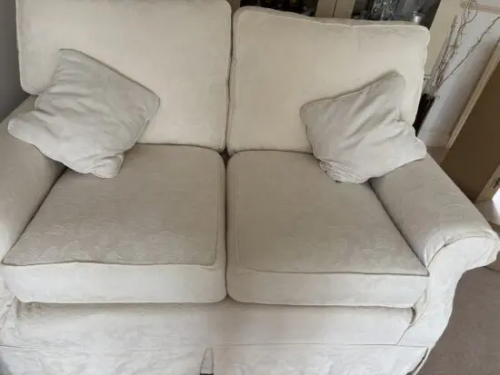 Collins & Hayes, cream sofa