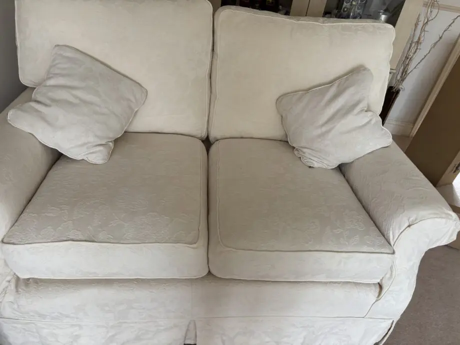 Collins & Hayes, cream sofa