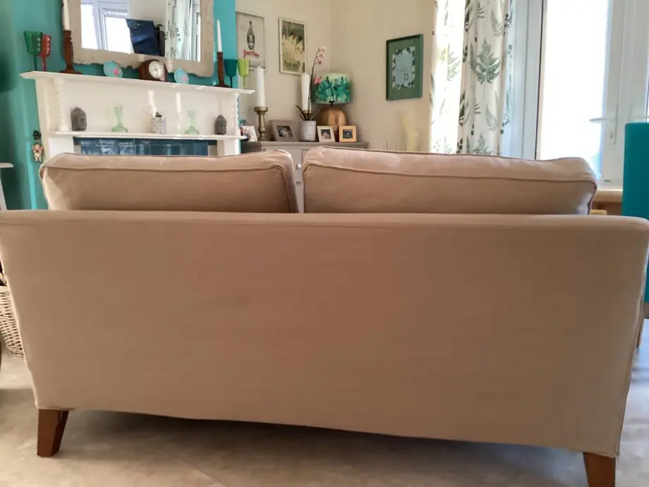 Multiyork ‘Manhattan’ stone colour 3 seater sofa.