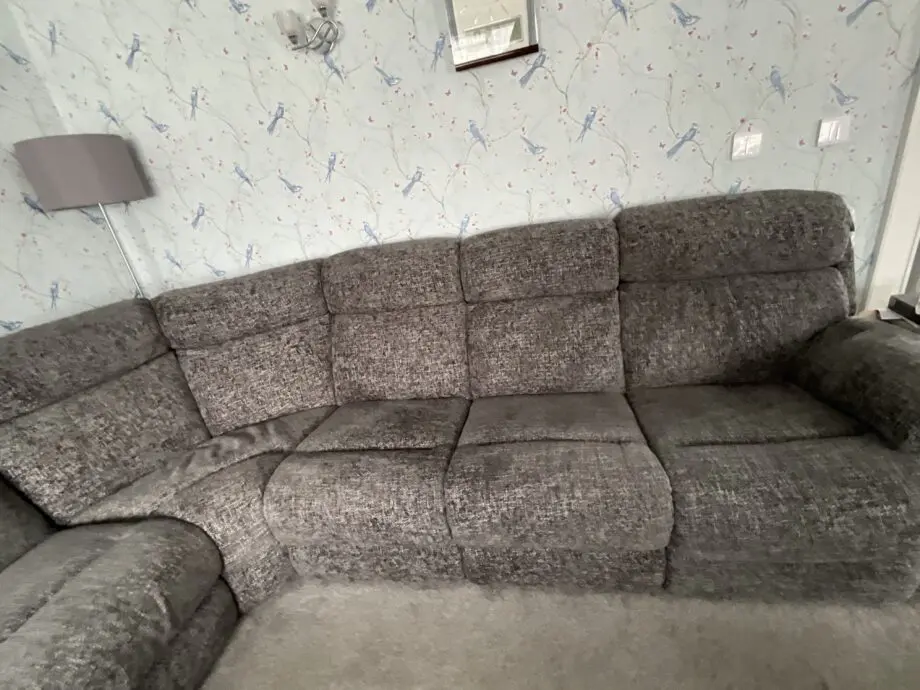 Furniture Village Grey fabric Moreno power recliner