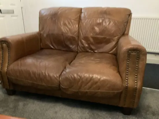 Chesterfield leather sofas