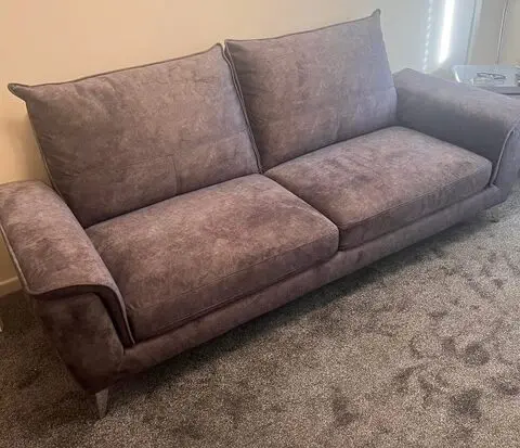 Grey large 3 seater