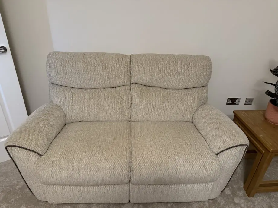 LAY-Z-BOY PITTSBURGH 2 SEATER STATIC SOFA BEIGE