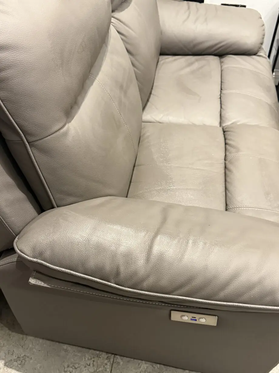 Grey Electric Recliner Sofa