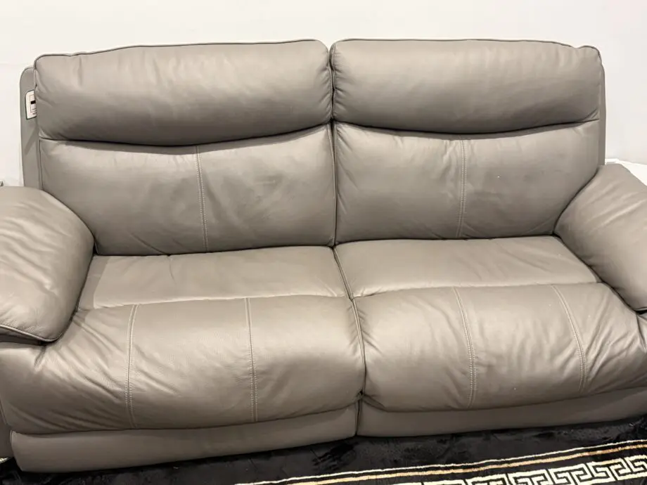 Grey Electric Recliner Sofa