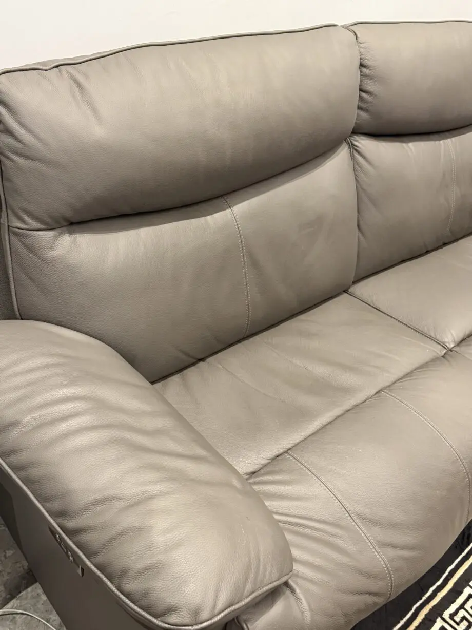 Grey Electric Recliner Sofa