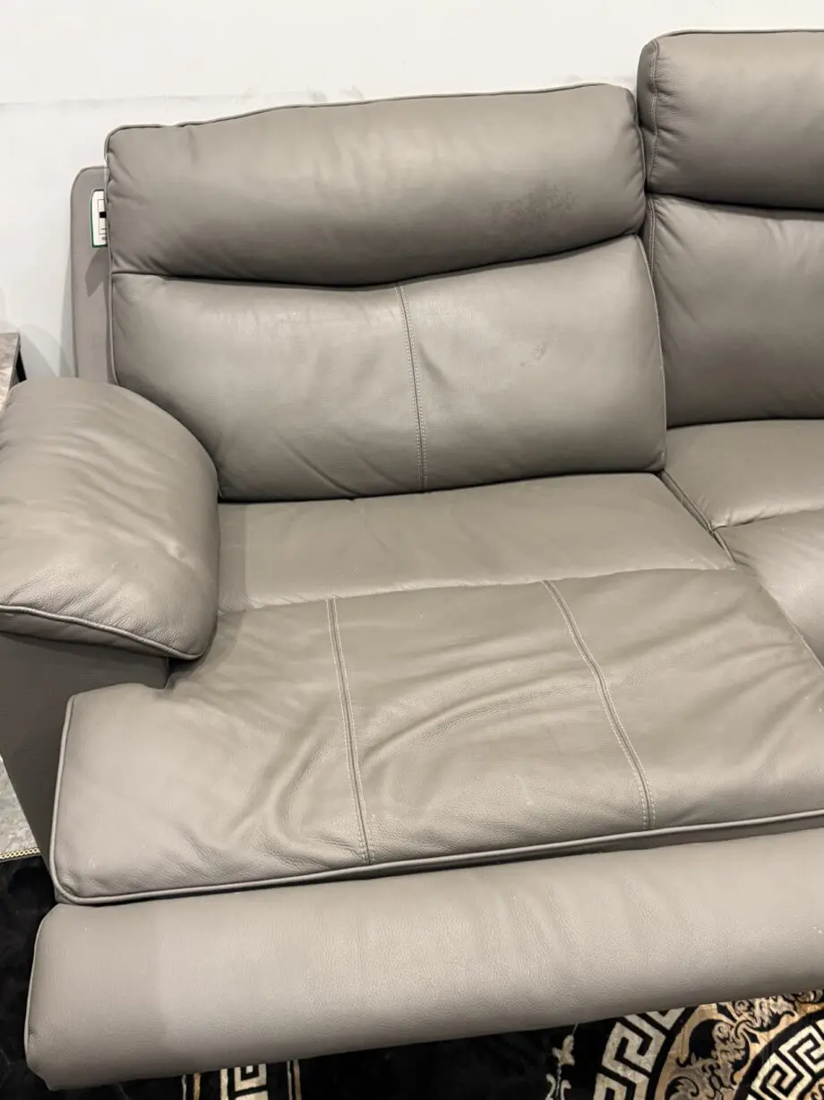 Grey Electric Recliner Sofa