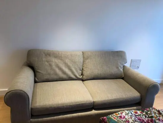 Next Beige 3 seater sofa