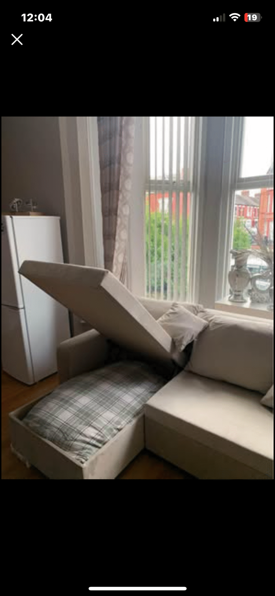 L shaped sofa bed