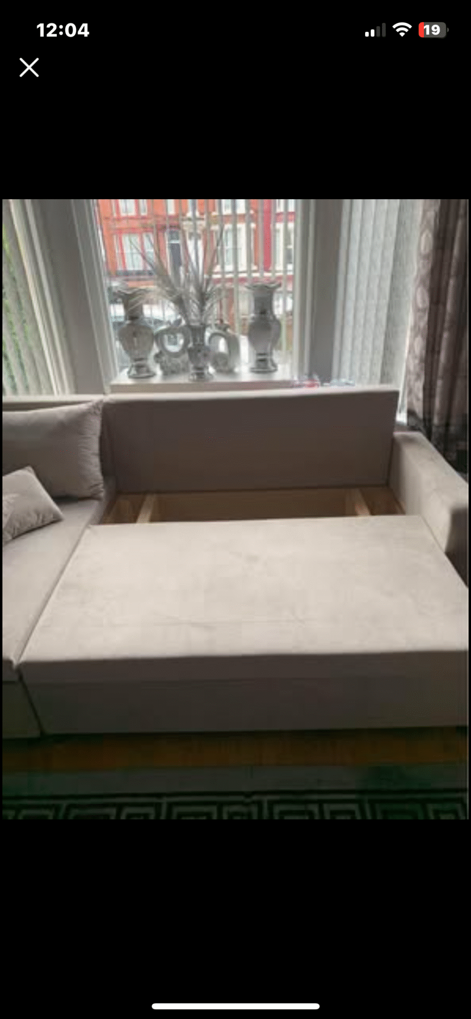 L shaped sofa bed