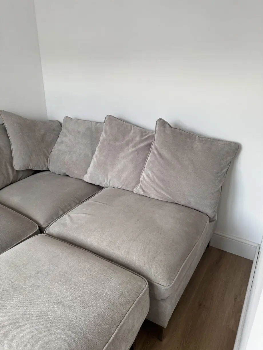 Legend Pillow Back Fabric Corner Sofa
