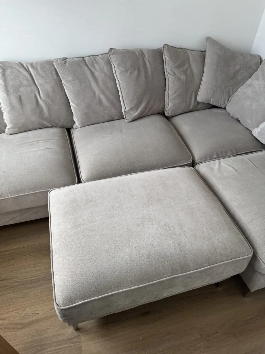 Legend Pillow Back Fabric Corner Sofa