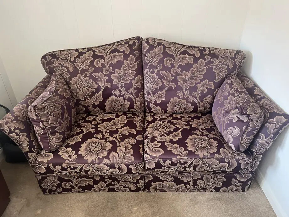 2 seater sprung sofa bed