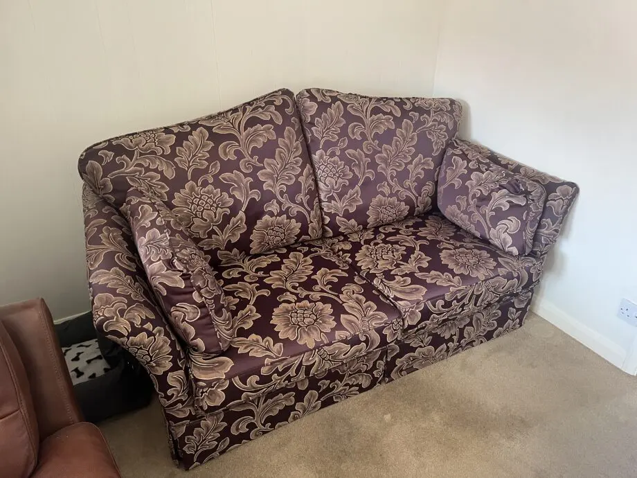 2 seater sprung sofa bed