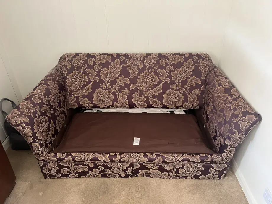 2 seater sprung sofa bed