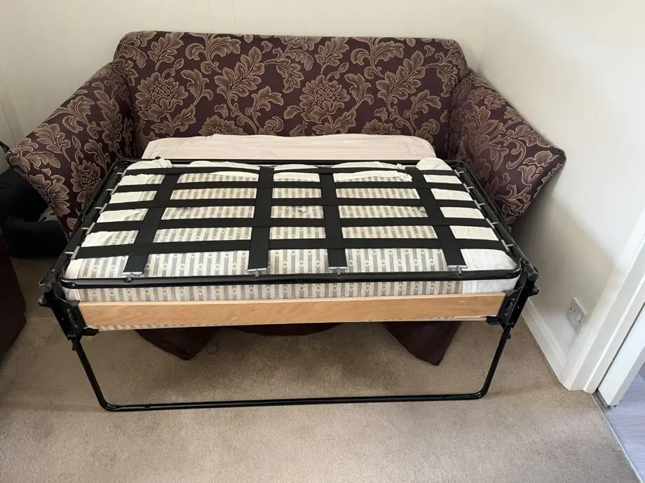 2 seater sprung sofa bed