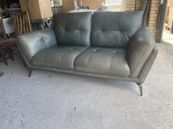 DFS Harlan 2 Seater Sofa Forest Green