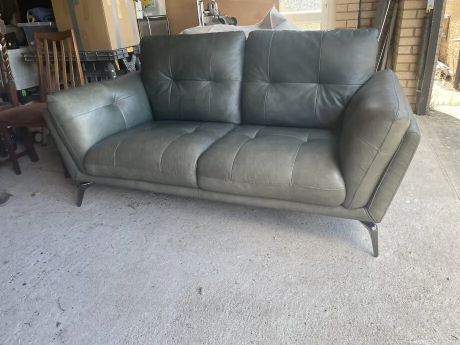 DFS Harlan 2 Seater Sofa Forest Green