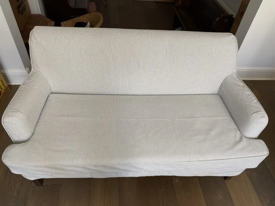 Ikea ROCKSJÖN sofa 2-seat sofa, Klovsta grey/white