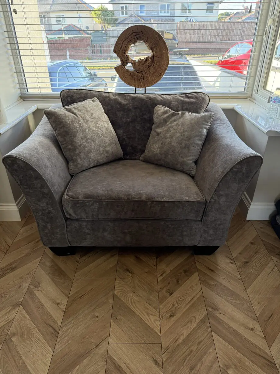 Dfs 4 seater sofa and snuggle chair -Laurie range
