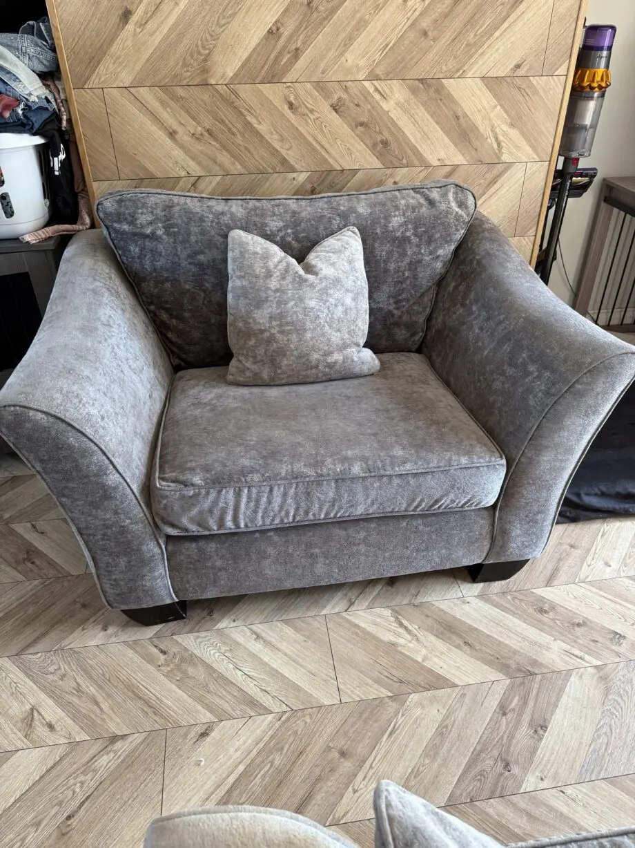 Dfs 4 seater sofa and snuggle chair -Laurie range