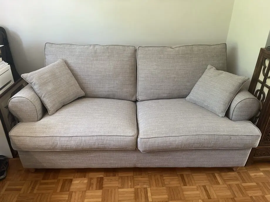 Willow & Hall, Buttermere 3-seater sofabed, Grey linen