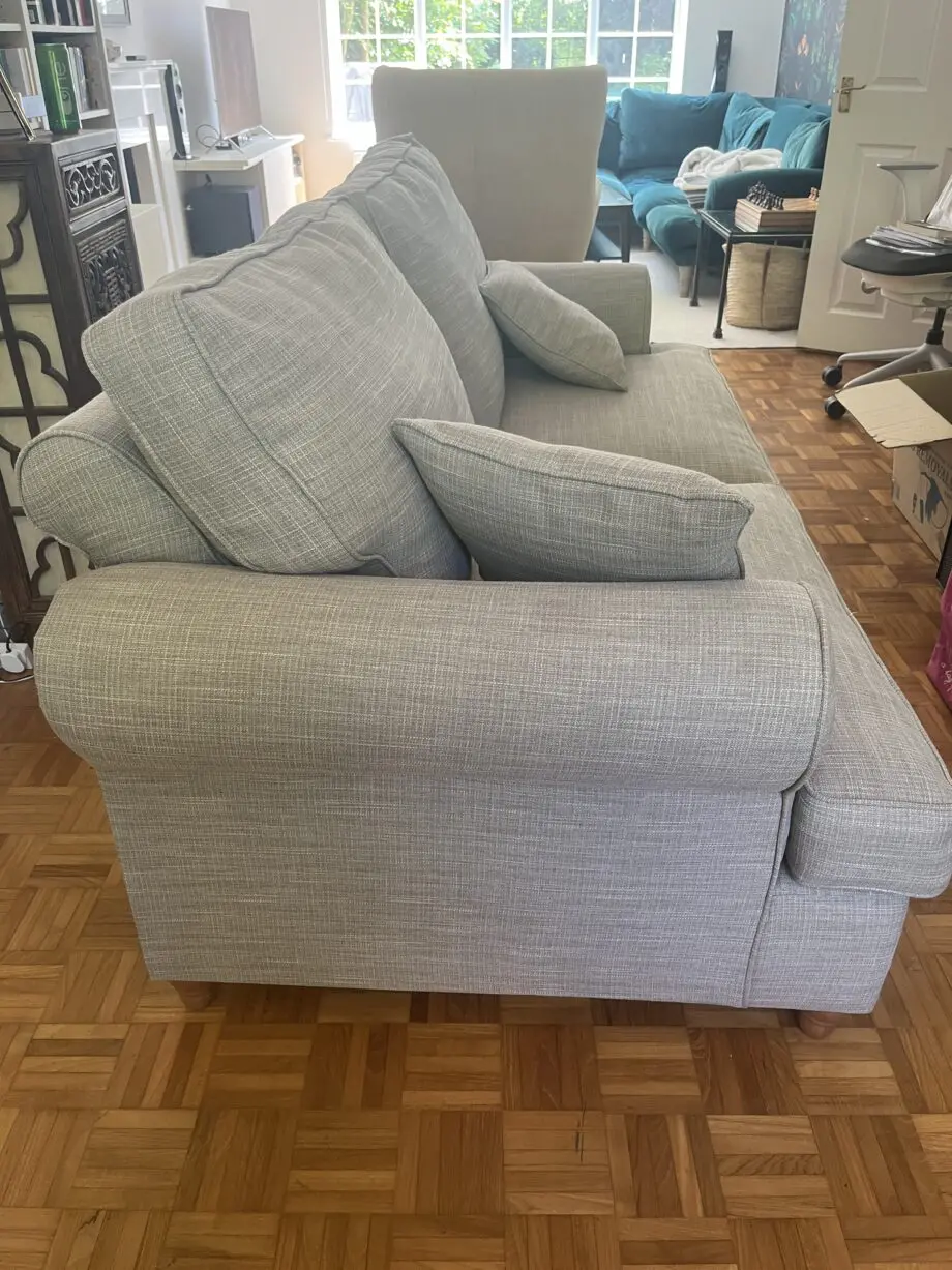 Willow & Hall, Buttermere 3-seater sofabed, Grey linen