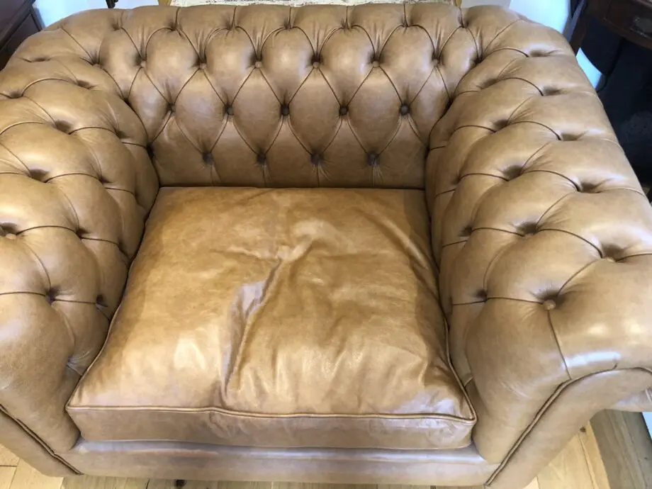 Old Boot Alfie Chesterfield Armchair