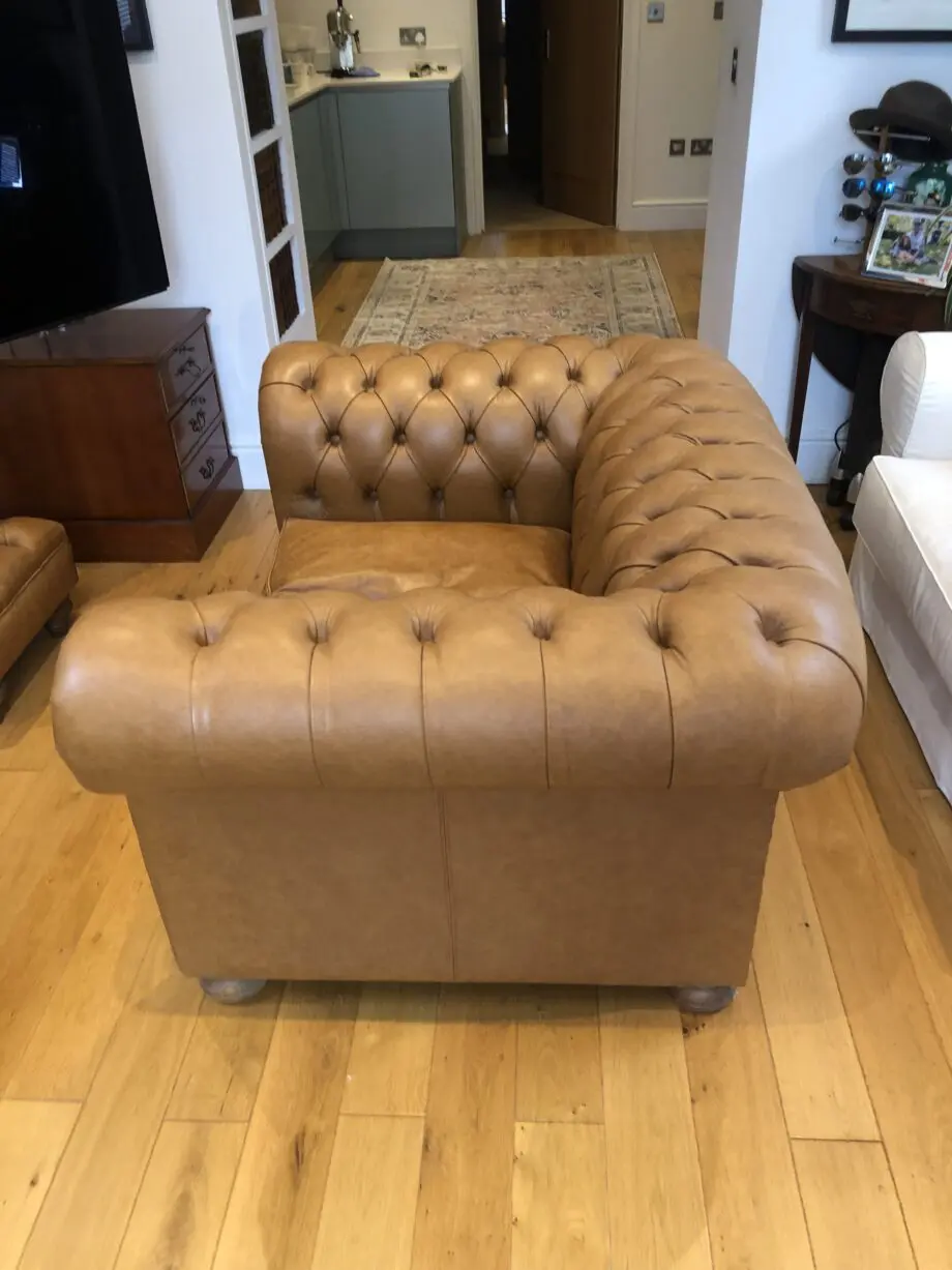 Old Boot Alfie Chesterfield Armchair