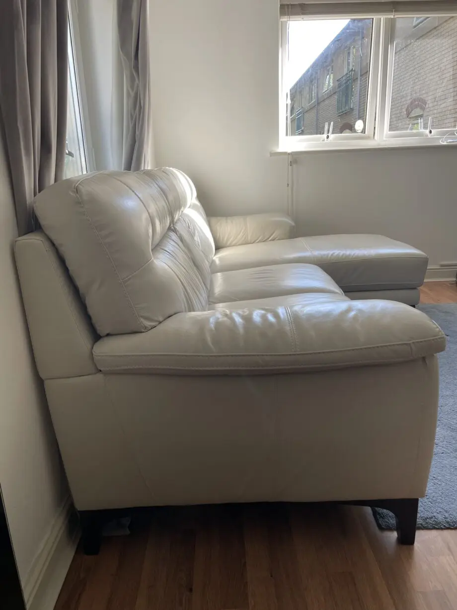 DFS beige corner sofa