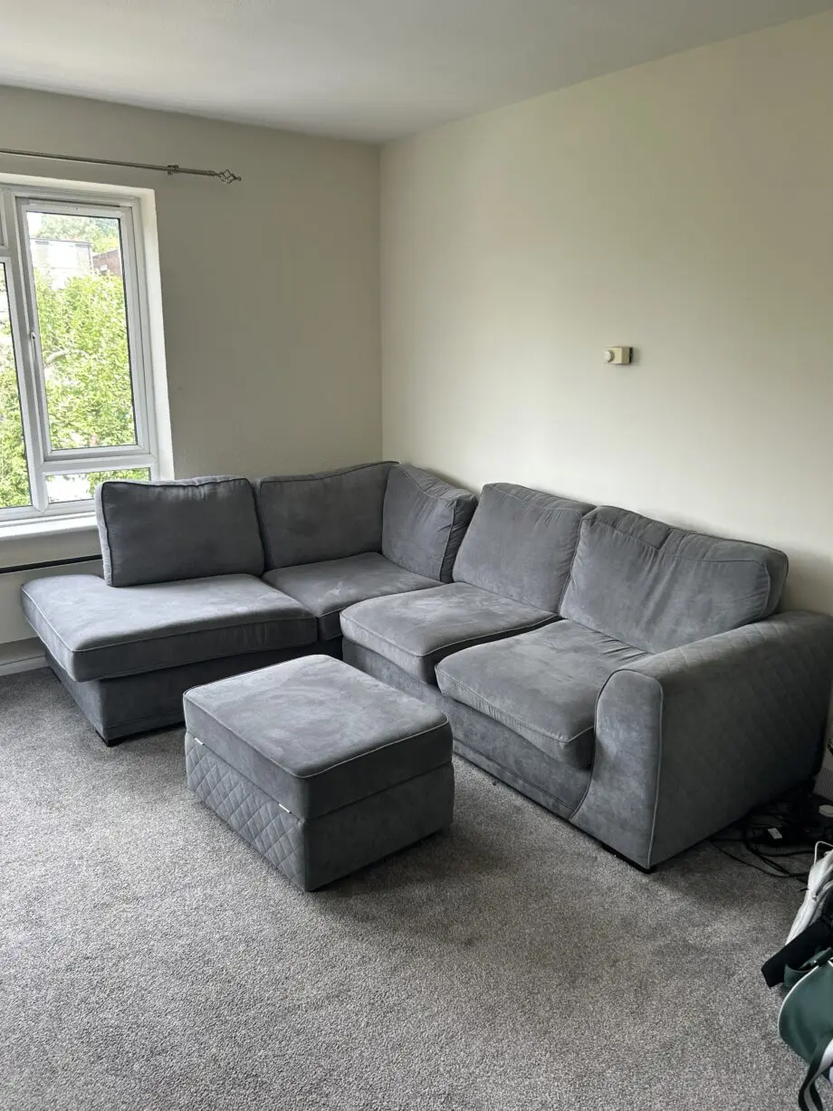 DFS Grey Orka Corner Sofa