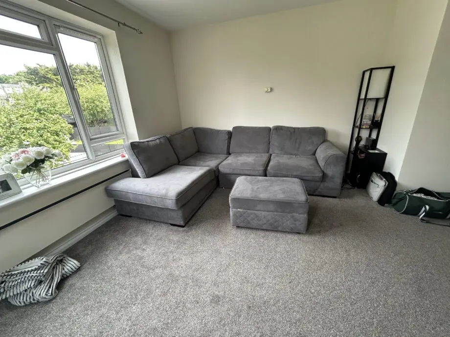 DFS Grey Orka Corner Sofa